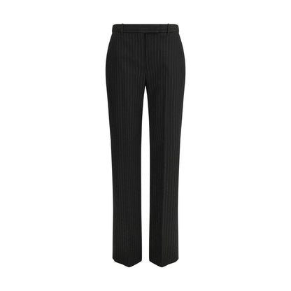 Alexander McQueen Black Wool Dress Pants 1728,72470364320,Alexander McQueen,Black,Clothing,Dress Pants - Pants - Clothing,IT42 | L,New with tags,Pants - Clothing,Women