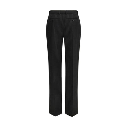 Alexander McQueen Black Wool Dress Pants 1728,72470364320,Alexander McQueen,Black,Clothing,Dress Pants - Pants - Clothing,IT42 | L,New with tags,Pants - Clothing,Women