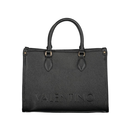 Mario Valentino Black Polyurethane Women Handbag 1728,67403481248,Bags,Black,Handbags - Bags,Mario Valentino,New with tags,Women