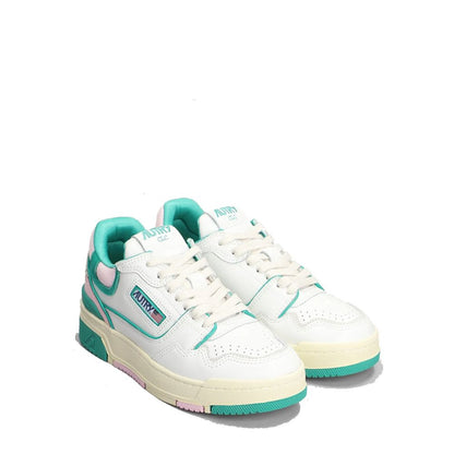 Autry White Leather Low Top Sneakers 1728,75611013280,Autry,EU36/US6,Low Tops - Sneakers - Shoes,New with tags,Shoes,Sneakers - Shoes,White,Women
