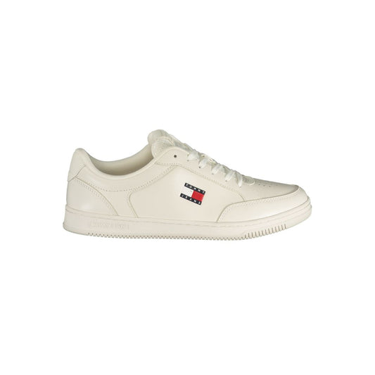 Tommy Hilfiger White Polyurethane Men Sneaker 1728,67403481248,Athletic - Sneakers - Shoes,EU40/US7,EU41/US8,EU42/US9,EU43/US10,EU44/US11,EU45/US12,EU46,Men,New with tags,Shoes,Sneakers - Shoes,Tommy Hilfiger,White