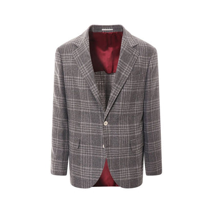 Brunello Cucinelli Gray Cashmere Blazer1728,48 | M,75611013280,Blazers - Suits & Blazers - Clothing,Brunello Cucinelli,Clothing,Gray,IT50 | L,Men,New with tags,Suits & Blazers - Clothing