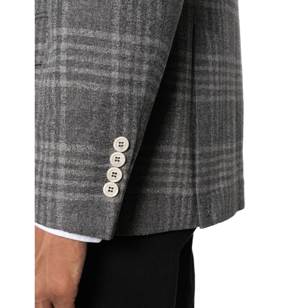 Brunello Cucinelli Gray Cashmere Blazer1728,48 | M,75611013280,Blazers - Suits & Blazers - Clothing,Brunello Cucinelli,Clothing,Gray,IT50 | L,Men,New with tags,Suits & Blazers - Clothing