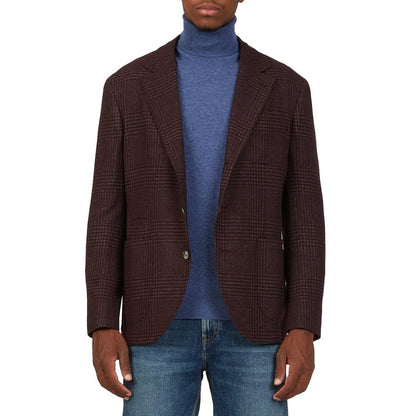 Brunello Cucinelli Red Wool Shell Jacket