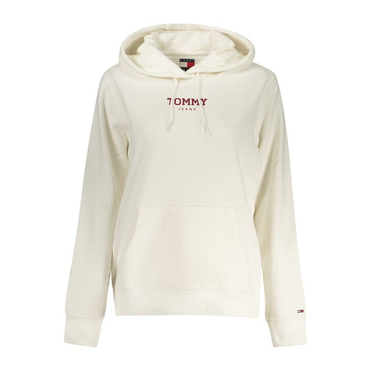 Tommy Hilfiger White Cotton Women Sweatshirt 1728,67403481248,Clothing,L,M,New with tags,S,Sweaters - Clothing,Sweatshirts - Sweaters - Clothing,Tommy Hilfiger,White,Women,XL,XS