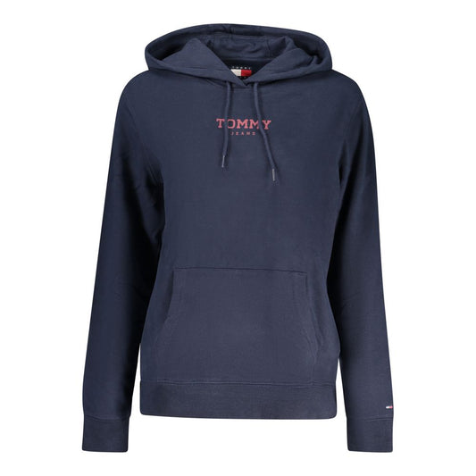 Tommy Hilfiger Blue Cotton Women's Hoodie 1728,67403481248,Blue,Clothing,L,M,New with tags,S,Sweaters - Clothing,Sweatshirts - Sweaters - Clothing,Tommy Hilfiger,Women,XL,XS