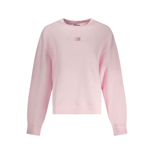 Tommy Hilfiger Pink Cotton Women Sweatshirt 1728,67403481248,Clothing,L,M,New with tags,Pink,S,Sweaters - Clothing,Sweatshirts - Sweaters - Clothing,Tommy Hilfiger,Women,XL,XS