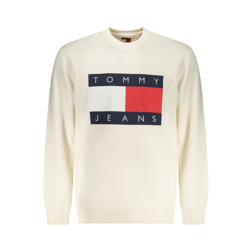 Tommy Hilfiger White Cotton Sweatshirt