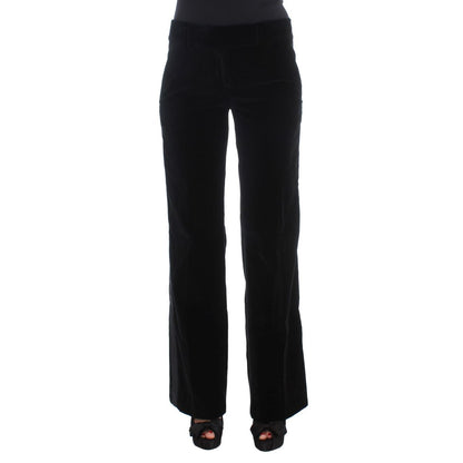 Ermanno Scervino Black Viscose Pants