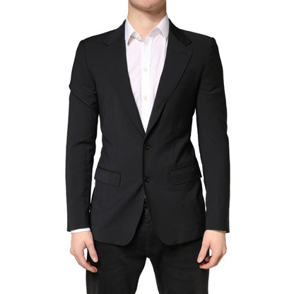 Dolce & Gabbana Black MARTINI Single Breasted Tuxedo Blazer