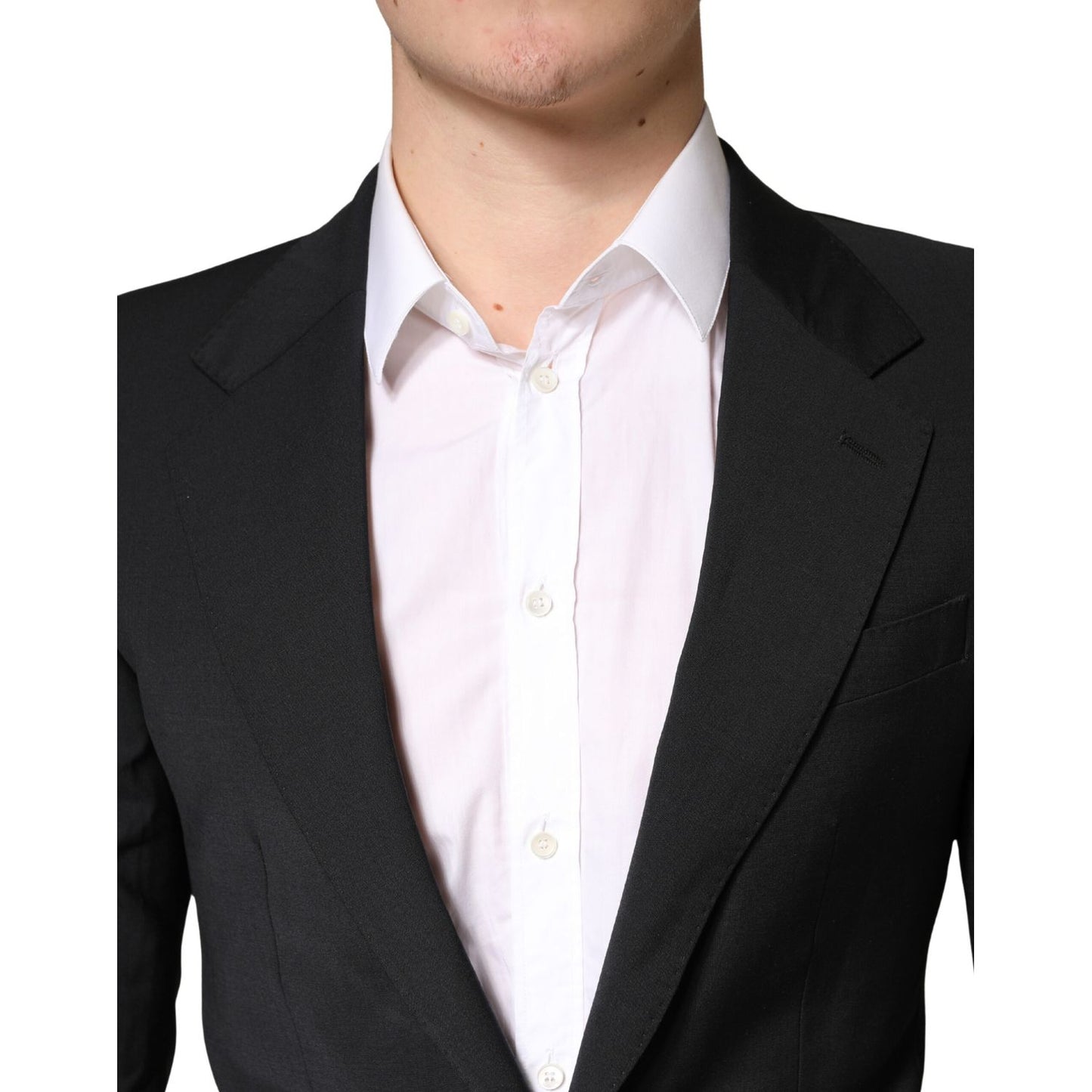 Dolce & Gabbana Black MARTINI Single Breasted Tuxedo Blazer