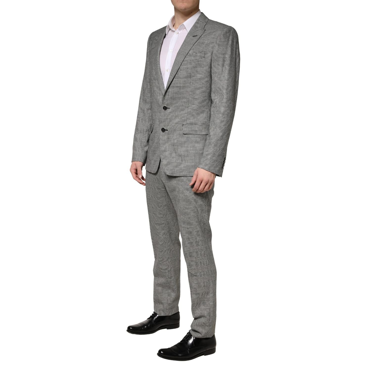Dolce & Gabbana Gray MARTINI Single Breasted Formal 2PC Suit