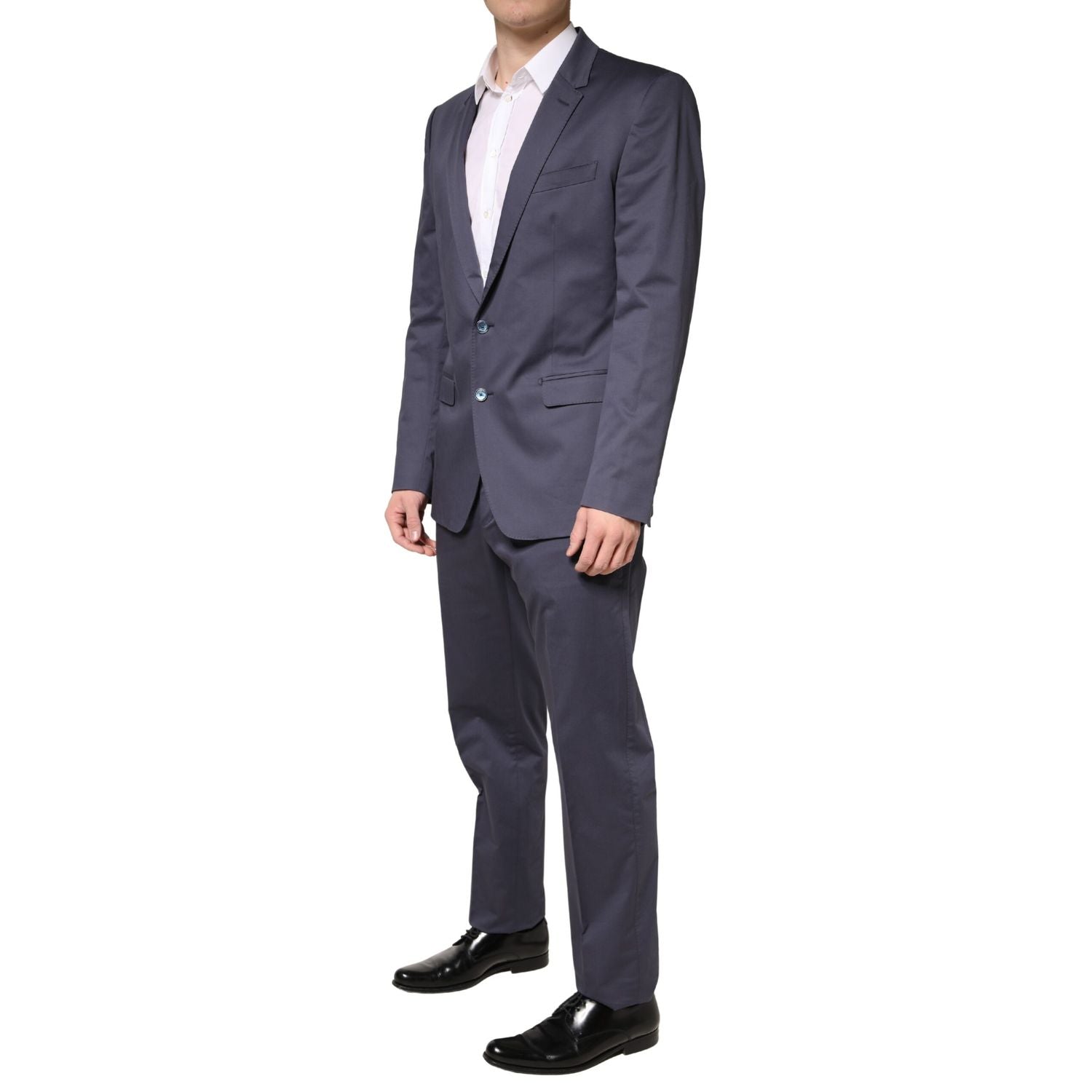 Dolce & Gabbana Blue Single Breasted MARTINI 2 Piece Suit
