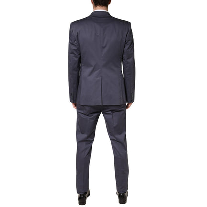 Dolce & Gabbana Blue Single Breasted MARTINI 2 Piece Suit