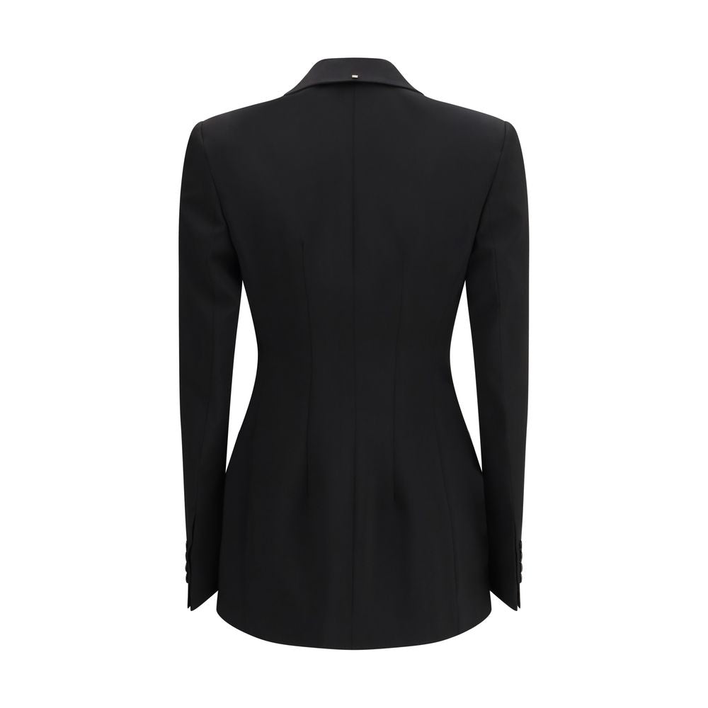 Max Mara Black Fleece Wool Blazer 1728,72470364320,Black,Blazers - Suits & Blazers - Clothing,Clothing,IT36 | XS,Max Mara,New with tags,Suits & Blazers - Clothing,Women