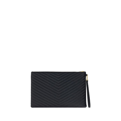 Saint Laurent Black Calf Leather Bos Taurus Accessories