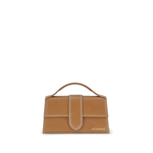 Jacquemus Brown Calf Leather Bos Taurus Handbag 1728,72470364320,Bags,Brown,Handbags - Bags,Jacquemus,New with tags,Women