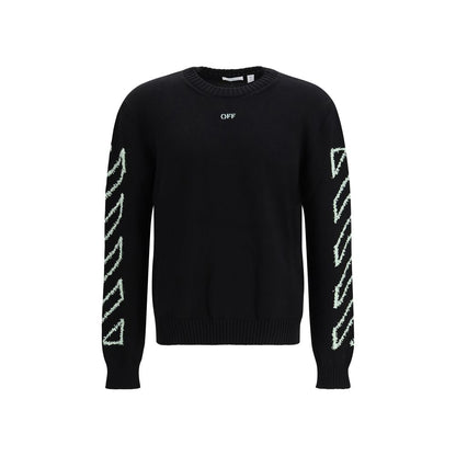 Off-White Black Cotton Sweatshirt1728,72470364320,Black,Clothing,L,M,Men,New with tags,Off-White,S,Sweaters - Clothing,Sweatshirts - Sweaters - Clothing,XL