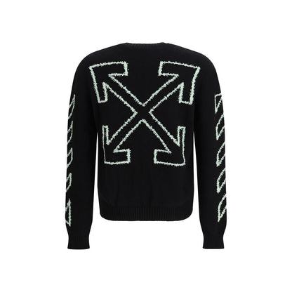 Off-White Black Cotton Sweatshirt1728,72470364320,Black,Clothing,L,M,Men,New with tags,Off-White,S,Sweaters - Clothing,Sweatshirts - Sweaters - Clothing,XL