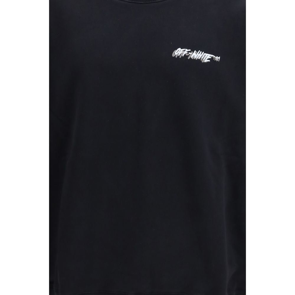 Off-White Black Cotton Sweatshirt1728,72470364320,Black,Clothing,L,M,Men,New with tags,Off-White,S,Sweaters - Clothing,Sweatshirts - Sweaters - Clothing,XL