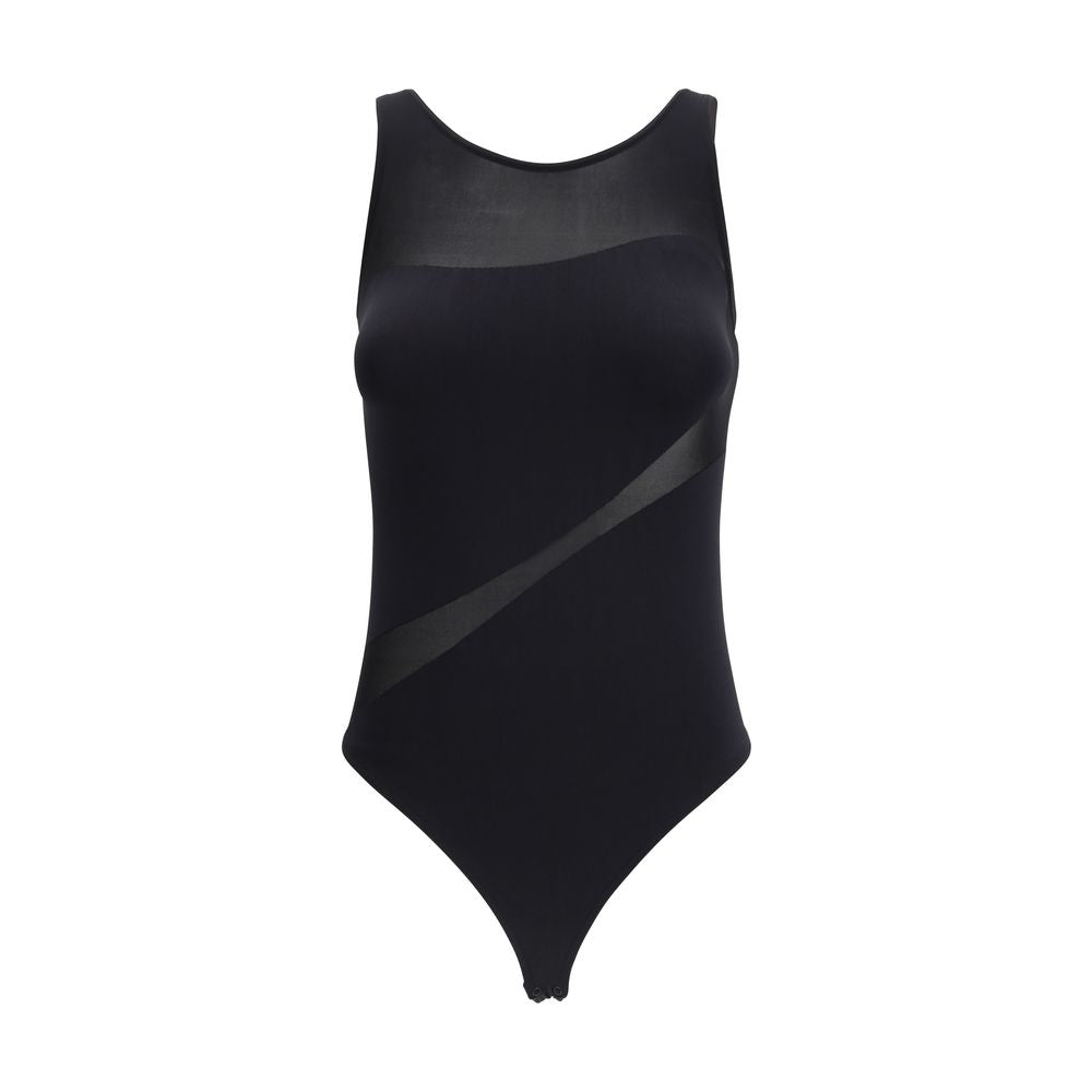 Wolford Black Polyamide Bodysuit 1728,72470364320,Black,Bodysuits - T-Shirts - Clothing,Clothing,M,New with tags,S,T-Shirts - Clothing,Wolford,Women