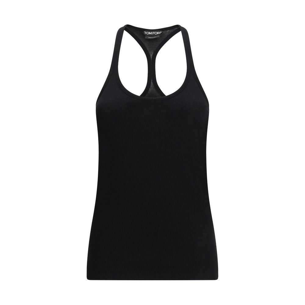 Tom Ford Black Silk Tank Tops 1728,72470364320,Black,Clothing,IT36 | XS,IT38 | S,IT42 | L,New with tags,T-Shirts - Clothing,Tank Tops - T-Shirts - Clothing,Tom Ford,Women
