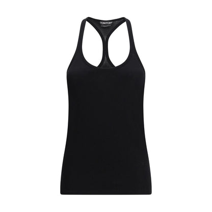Tom Ford Black Silk Tank Tops 1728,72470364320,Black,Clothing,IT36 | XS,IT38 | S,IT42 | L,New with tags,T-Shirts - Clothing,Tank Tops - T-Shirts - Clothing,Tom Ford,Women