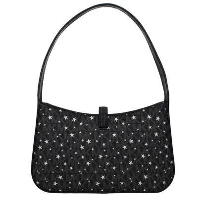 Michael Kors Black Fabric Handbag