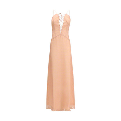 Kristina Ti Multicolor Silk Casual Dress