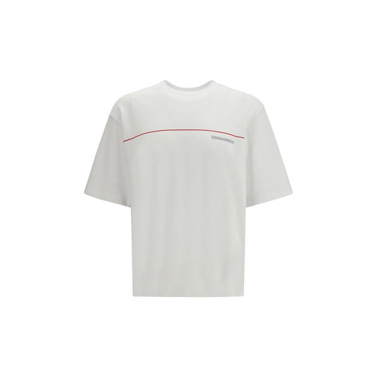 Dsquared² White Cotton T-Shirt 1728,72470364320,Clothing,Dsquared²,L,M,Men,New with tags,S,T-Shirts - Clothing,White,XL