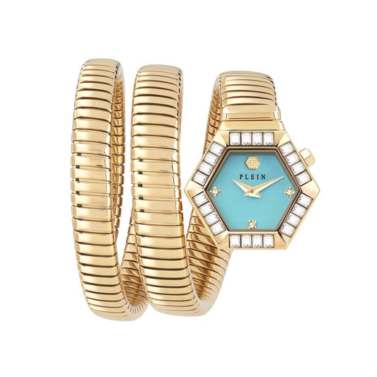Philipp Plein Gold Stainless Steel Dress Watch 1728,67434610848,Accessories,Dress Watches - Watches - Accessories,Gold,New with tags,Philipp Plein,Watches - Accessories,Women