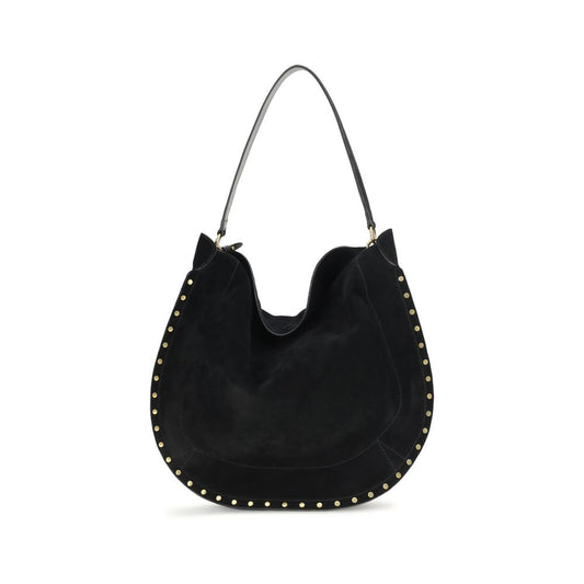 Isabel Marant Black Calf Leather Bos Taurus Shoulder Bag 1728,72470364320,Bags,Black,Isabel Marant,New with tags,Shoulder Bags - Bags,Women
