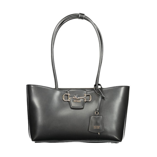 Guess Jeans Nero Poliuretano Woman Handbag 1728,67403481248,Bags,Black,Guess Jeans,Handbags - Bags,New with tags,Women