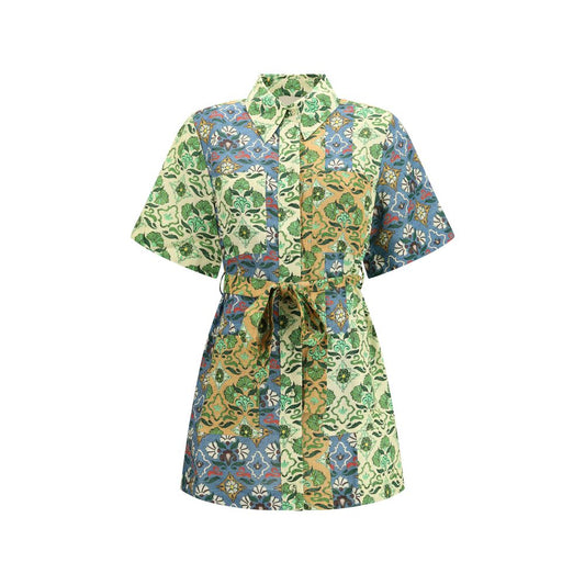 Alemais Multicolor Linen Casual Dress 10,1728,72470364320,Alemais,Casual - Dresses - Clothing,Clothing,Dresses - Clothing,Multicolor,New with tags,Pattern - Dresses - Clothing,Short - Dresses - Clothing,Shortsleeve - Dresses - Clothing,Women