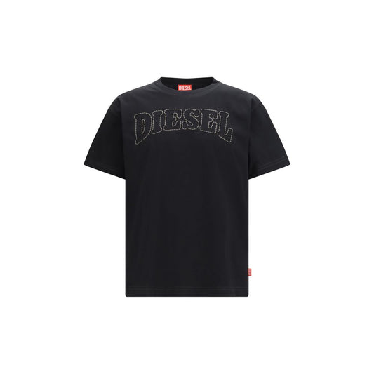 Diesel Black Cotton T-Shirt 1728,72470364320,Black,Clothing,Diesel,M,Men,New with tags,S,T-Shirts - Clothing,T-Shirts - T-Shirts - Clothing