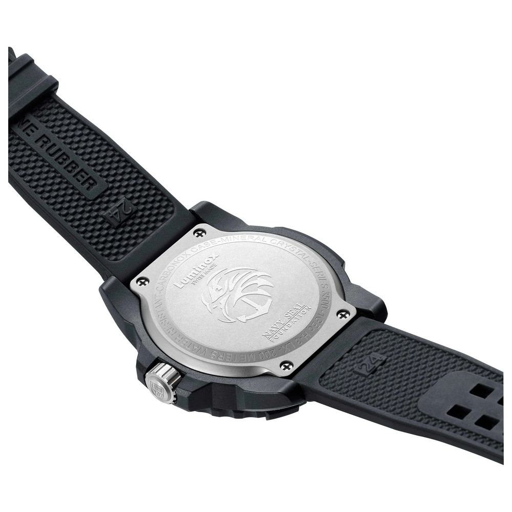 Luminox Black Rubber Sport Watch