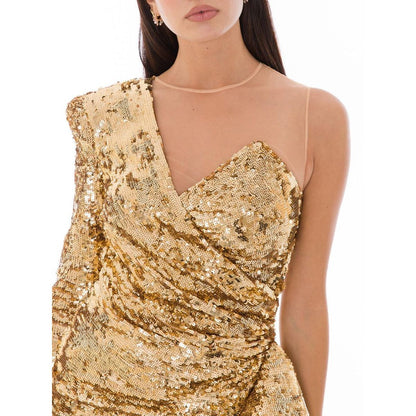 Elisabetta Franchi Bicolor Polyamide Short Dress