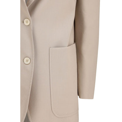 Max Mara Beige Fleece Wool Blazer 1728,72470364320,Beige,Blazers - Suits & Blazers - Clothing,Clothing,IT36 | XS,IT38 | S,IT40 | M,Max Mara,New with tags,Suits & Blazers - Clothing,Women