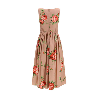 Dolce & Gabbana Multicolor Cotton Casual Dress