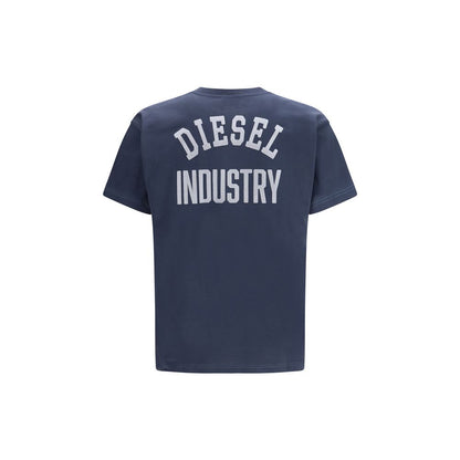 Diesel Blue Cotton T-Shirt