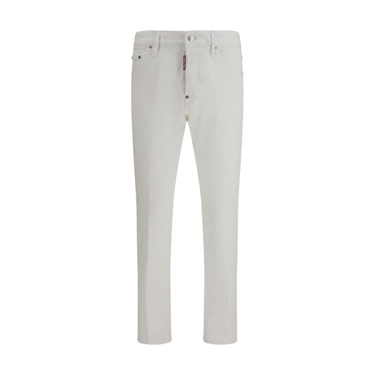 Dsquared² White Cotton Jeans Denim 1728,72470364320,Clothing,Dsquared²,IT44 | XS,IT46 | S,IT54 | XXL,IT56 | 3XL,Jeans Denim - Clothing,Men,New with tags,White