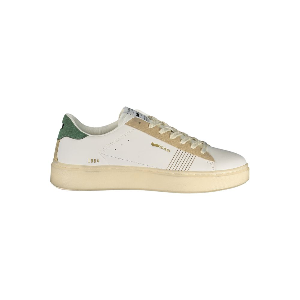Gas White Polyurethane Men's Sneaker