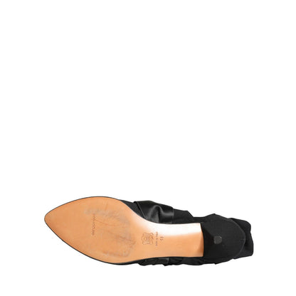 Dolce & Gabbana Black Suede Ankle Boots Shoes