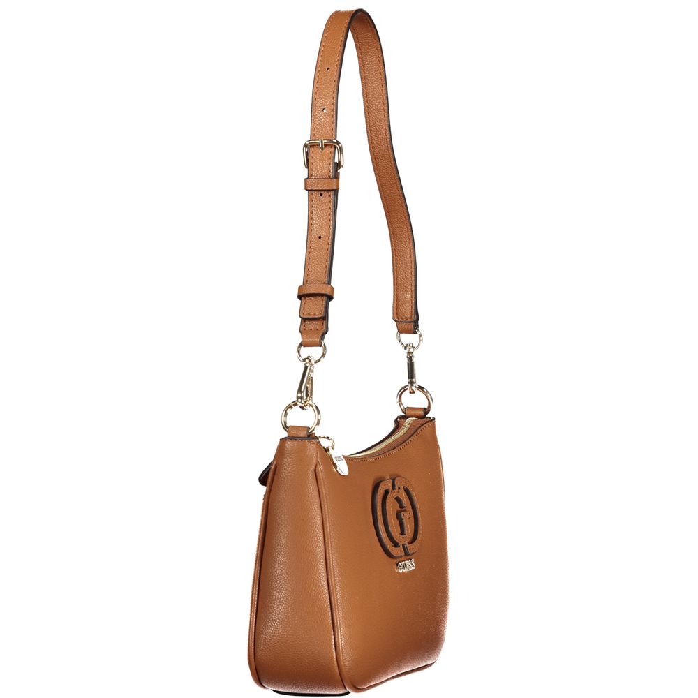 Guess Jeans Marrone Poliuretano Women Handbag
