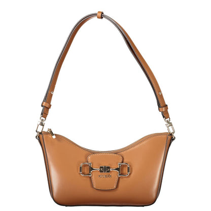 Guess Jeans Marrone Polyurethane Women Handbag