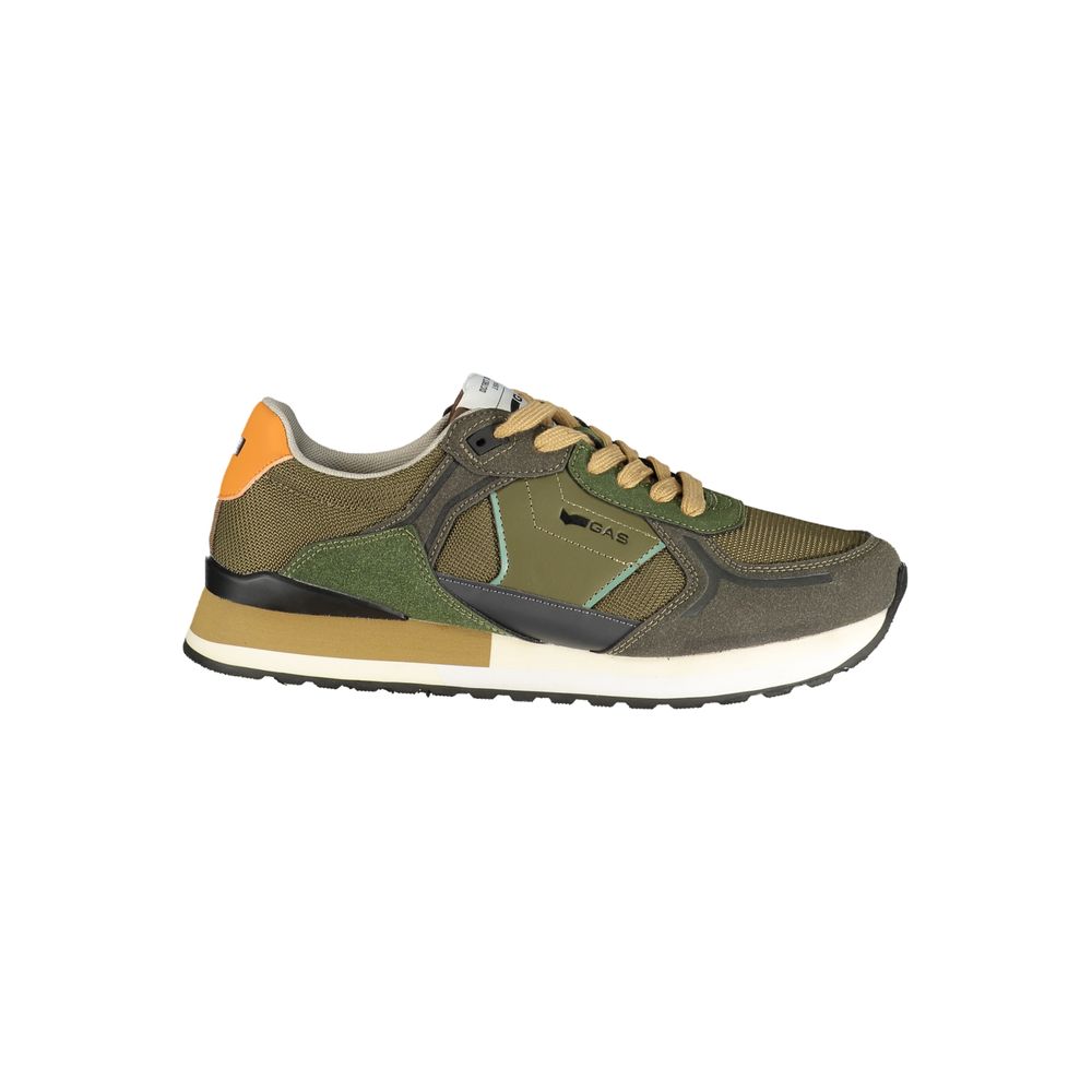 Gas Verde Polyester Men Sneaker 1728,67403481248,Athletic - Sneakers - Shoes,EU40/US7,EU41/US8,EU42/US9,EU43/US10,EU44/US11,EU45/US12,EU46,Gas,Green,Men,New with tags,Shoes,Sneakers - Shoes