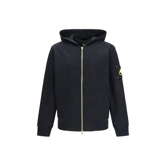 Moose Knuckles Black Cotton The Hartsfield Hoodie