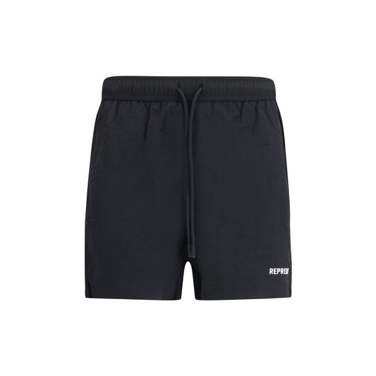 Represent Black Fabric Shorts