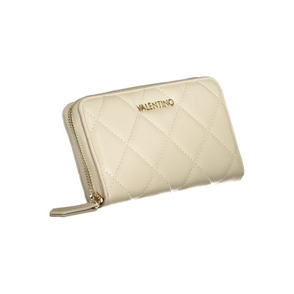 Mario Valentino Beige Polyurethane Women Wallet