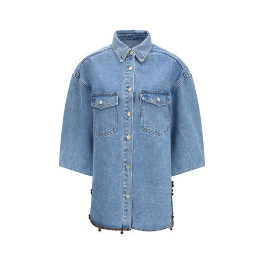 Ella Blue Cotton Denim Jacket
